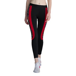 Wholesales custom athletics  spandex long running pants print leggings for women
