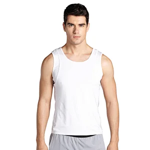 Mens basic hot sell dry fit  breathable sport crop tank top