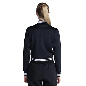 women custom logo high fashion tracksuit pretty loungewear casual jacket