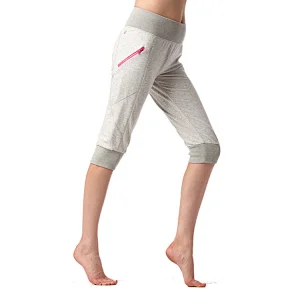 Custom logo oem design private label cotton white yoga pants for women