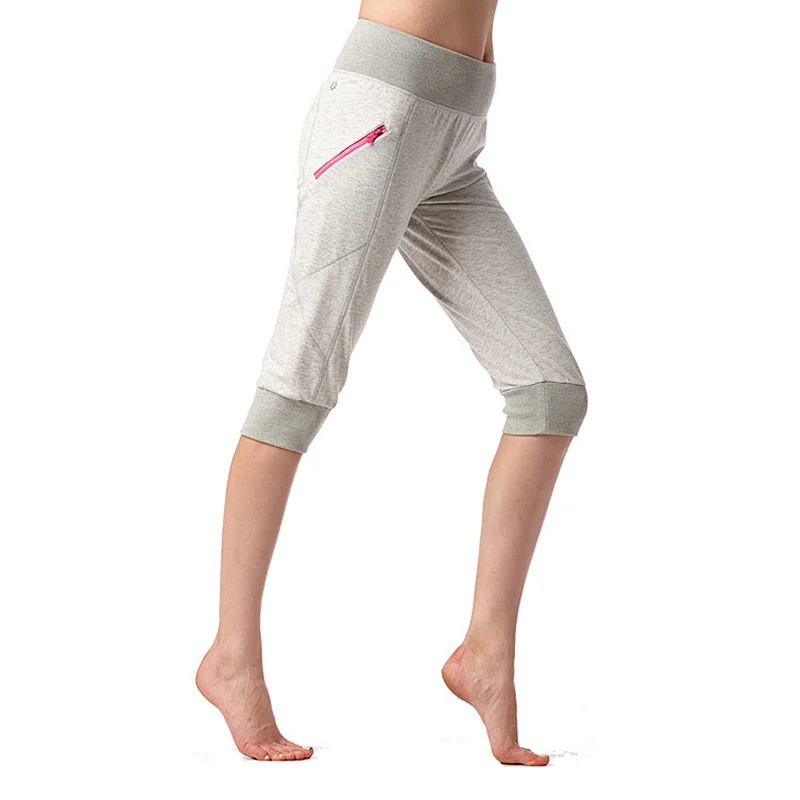 Custom logo oem design private label cotton white yoga pants for women