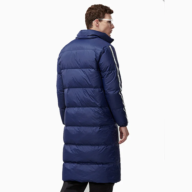 2020 New Men's Winter long Down Jackets Thigh Down Coat High Quality  Men Jacket