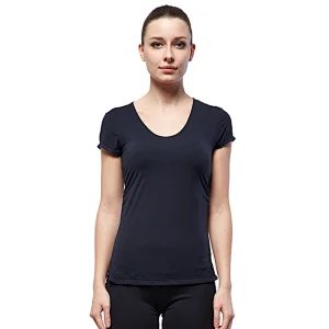 Factory designed wholesales model solid basic running  wear yoga gym sports active t shirt