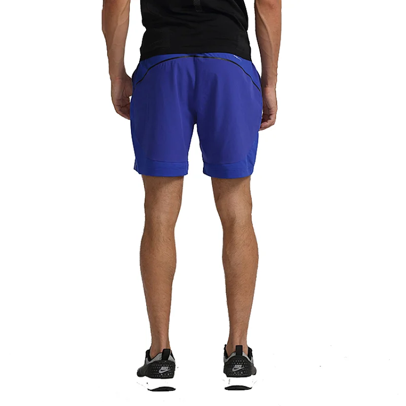 Wholesale athletic shorts custom logo printing gym shorts with zipper pockets jogging pants for men