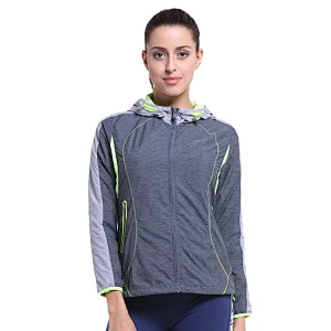 Custom OEM tech contrast color light weight windbreaker zip up woven quality outwear  running skin jackets for women