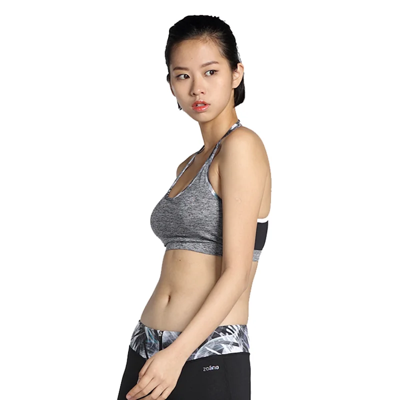 2020 lady hot sexy yoga bra women custom high quality pushup strap padded Sports Bra