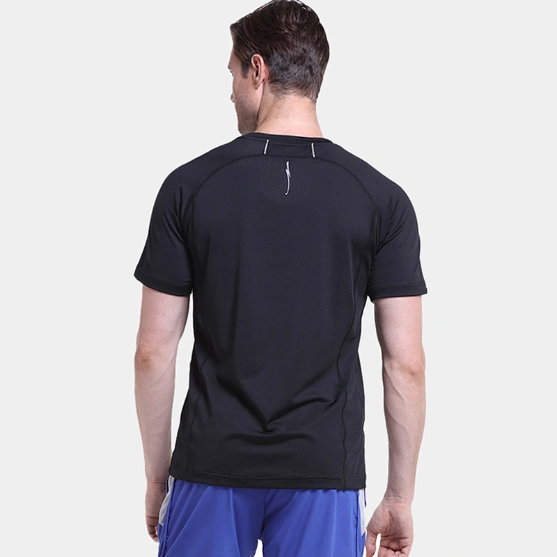 Mens Gym Tshirts With Custom Logo Muscle Fit T Shirt Black quick Dry  Running Gym Sports T Shirts For Men