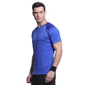 Wholesale Customized Workout Clothing fit quick-dry fitness mens gym compression t shirt