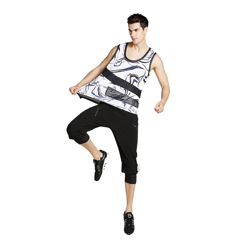 quick dry running men's fitness custom tanktop basketball jersey logo design