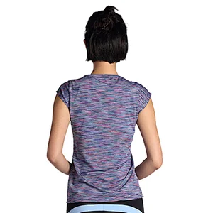 Women slim fit t shirts on promotion sportswear dry fit running fitness activewear