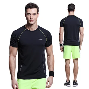 custom print high quality workout shirt men short sleeve shirt gym wear fitness t shirt men