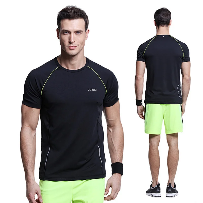 custom print high quality workout shirt men short sleeve shirt gym wear fitness t shirt men