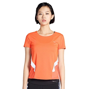 Dry Quick Short Sleeve Gym Round Neck Women's Slim Fit Sport T-shirt  sport Custom printing women workout t shirt