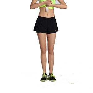 Women's 2 in 1 running Short  Yoga Wear Shorts Tight Fitness Workout Push Up Gym Shorts