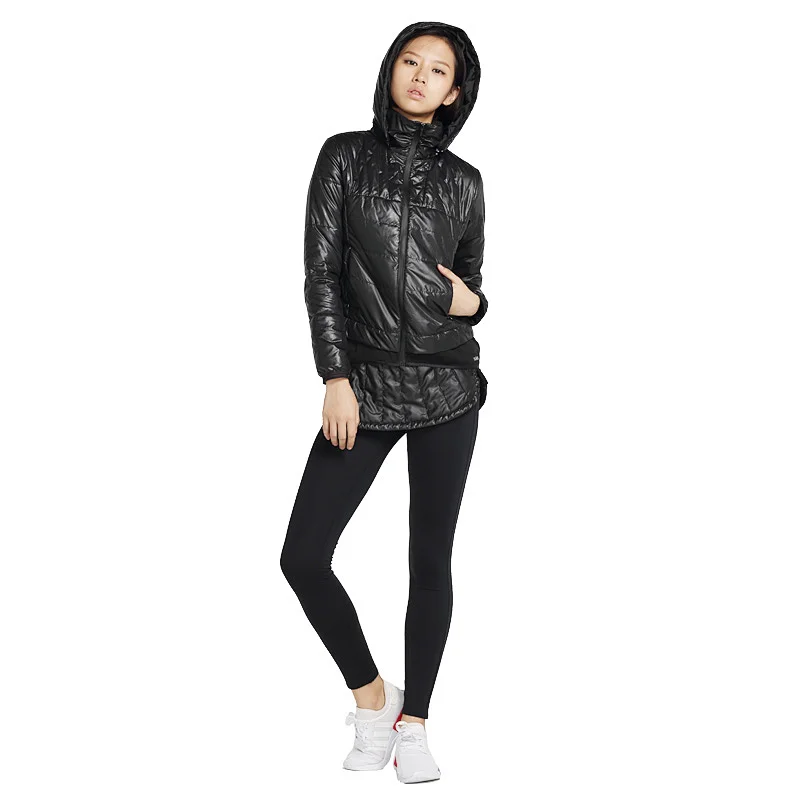 2021 new arrival winter ladies  quilted square stripe fitness jacket workout style women's jacket
