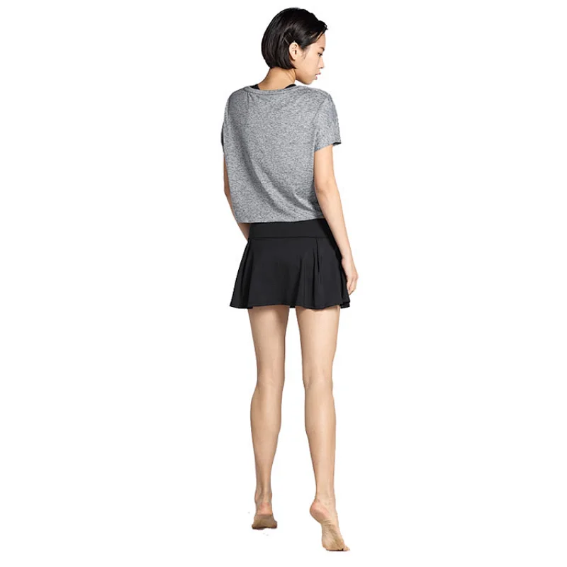 Custom sweat mini set skort  lightweight quick dry running tennis dress women