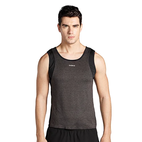 Mens basic hot sell dry fit  breathable sport crop tank top