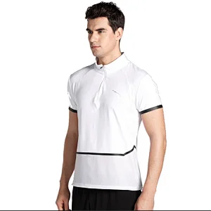 Dry Fit Custom Muscle Fitted half zip Sports Gym T Shirt pocket  Wholesale Men's Fitness Workout  t shirts