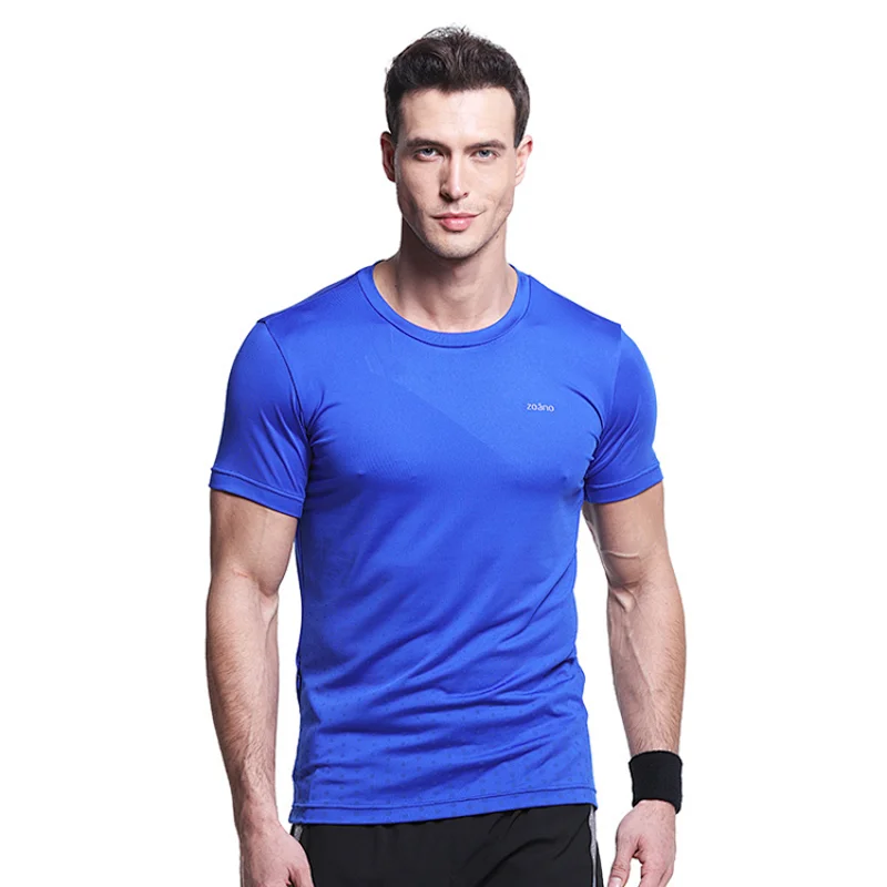 Gym Training Sports quick Dry slim Fit Custom  printing Plain  T Shirt Men