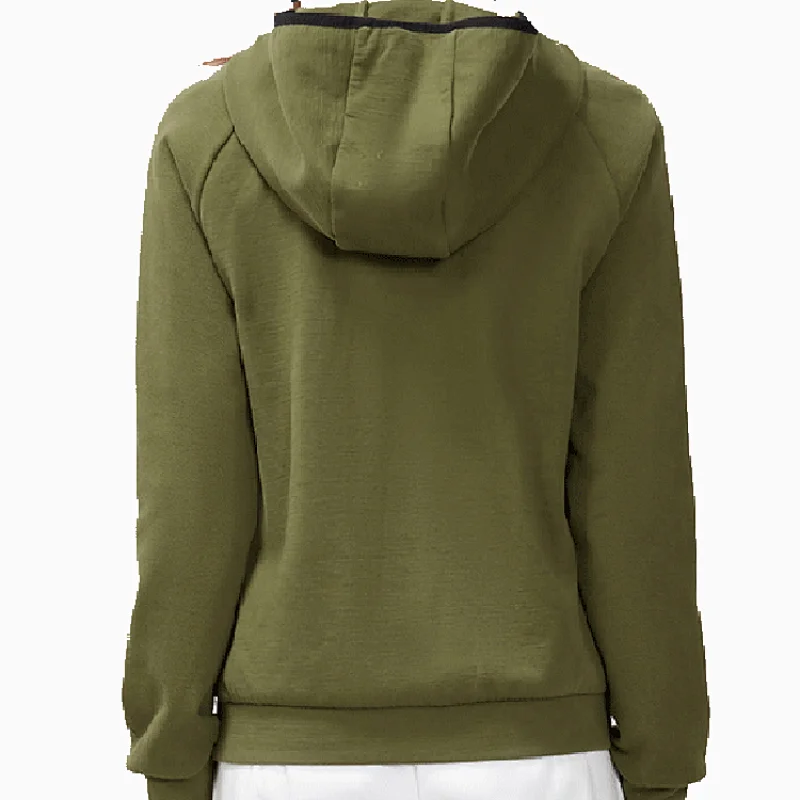 Custom logo color high quality korean style sweaters gym fitness running hoodie for women