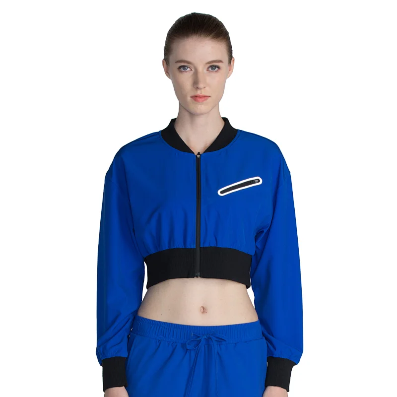 2021 new arrival women's  vitality streetsports fitness running casual fashion sexy short jacket