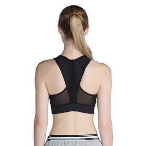2020 wholesale fashion yoga bra women mesh racerback Strapless removable cup Sports Bra