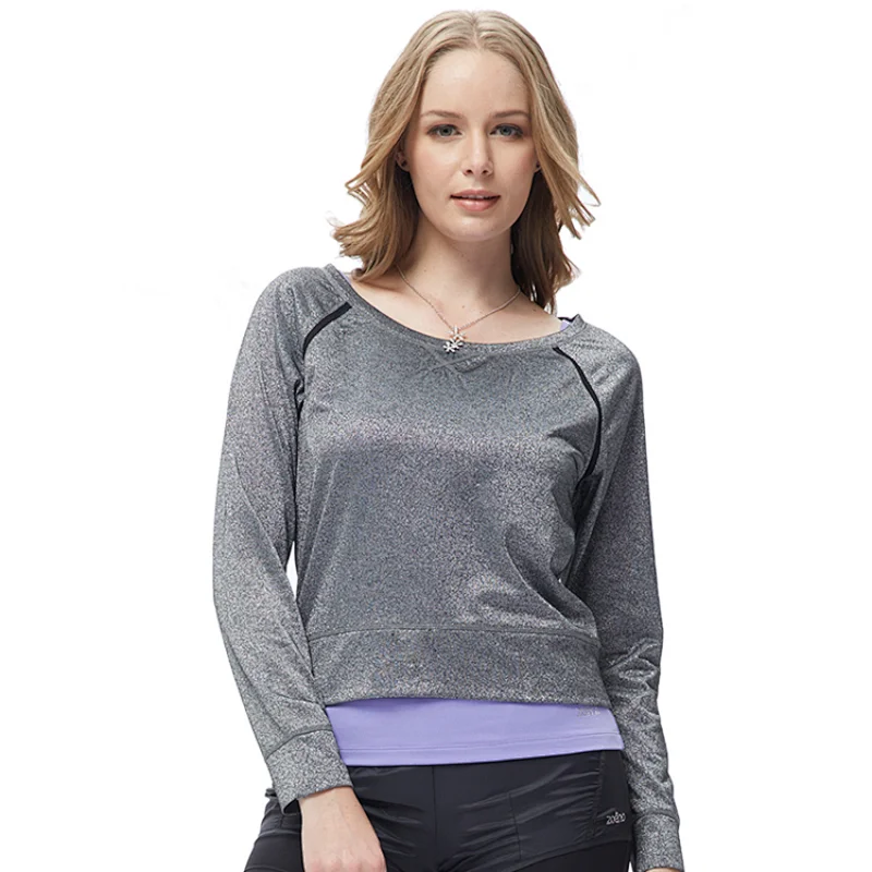 Custom Workout fit dry tee active t shirt for women