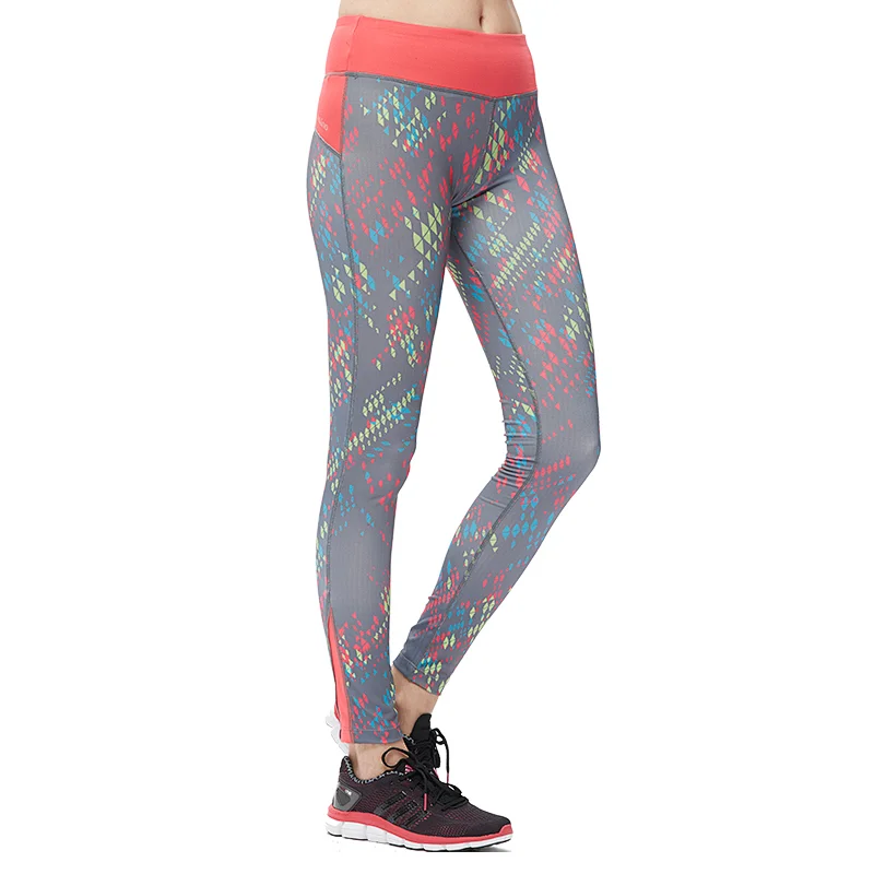 Wholesales workout fashion flower print pattern leggings fitness long yoga pants for women