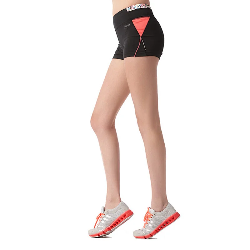 Wholesale customized logo distressed shorts track shorts with pocket for women