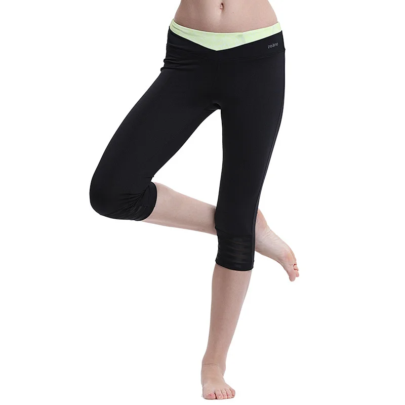 Ultra High quality Women quick dry yoga gym 1/2 pants athletic apparel for women