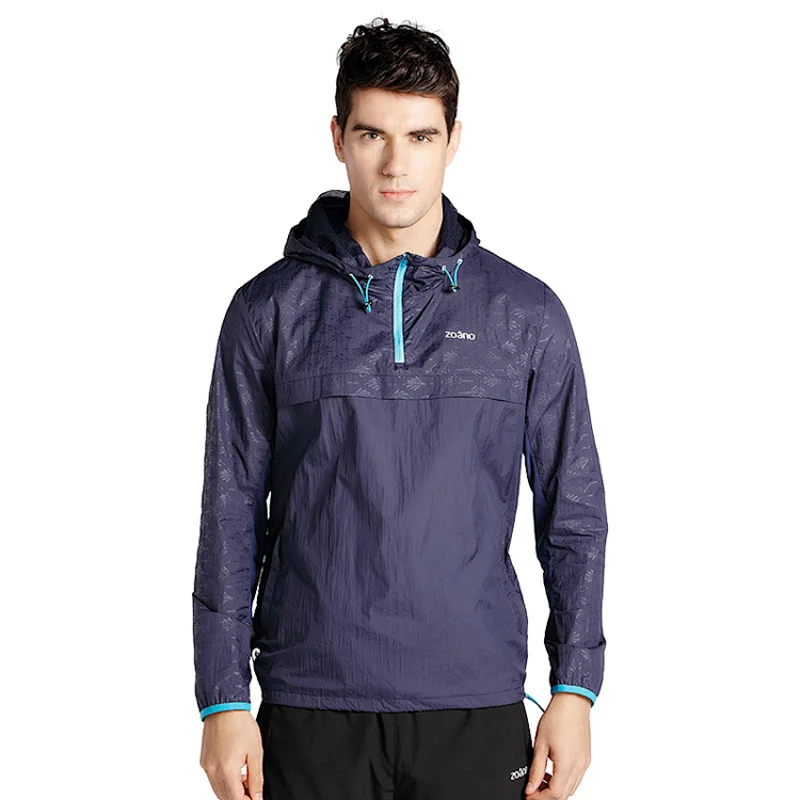 BSCI Factory new design long sleeve ultra-slim coolinng anti-UV sun-protection hoodie