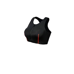 Wholesale custom design front zip sexy women sports bra