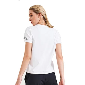 2020 hot sale quick dry running and fitness gym tee short sleeve active fit wear women T shirt
