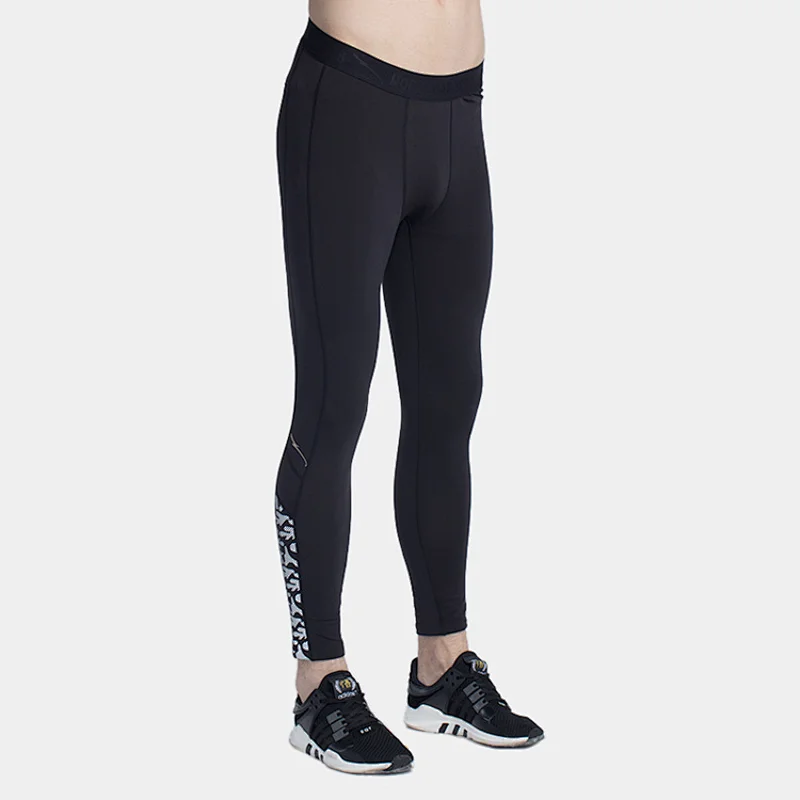 Men's control tech thermal full-length tights Quick-Dry leggings jogging pants