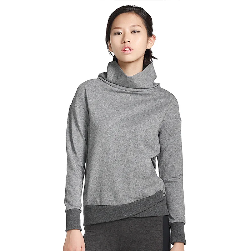 Wholesale ladies custom logo running fitness workout sweaters