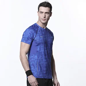 3D sublimation print t-shirt custom logo free design high quality workout shirt short sleeve shirt gym wear fitness t shirt men