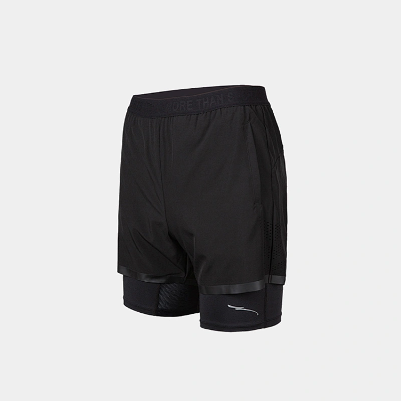 Custom Men's Launch Stretch Woven 2-in-1 Shorts track pants with pockets