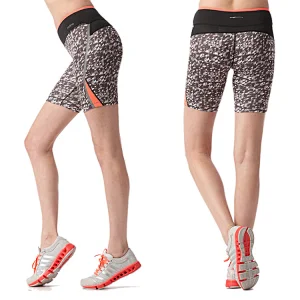 women high quality compression high waist printed camo shorts Hot Sell Women Sports Wear Short Great Stretch Yoga Shorts