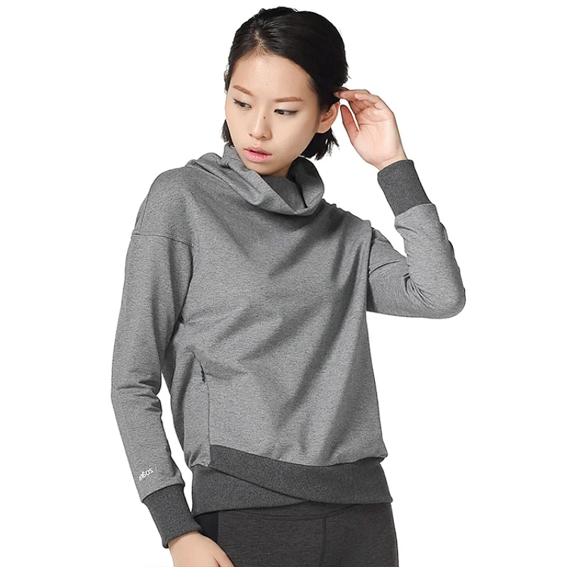Wholesale ladies custom logo running fitness workout sweaters