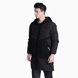 High quality quilted jacket duck down men jacket in stock  Long warm and windproof in autumn  winter Stitching and plush