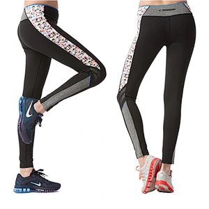 Wholesales dry fit custom logo workout sport tights print leggings women yoga pants fitness