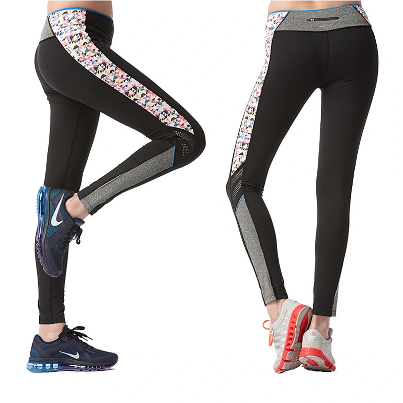 Wholesales dry fit custom logo workout sport tights print leggings women yoga pants fitness