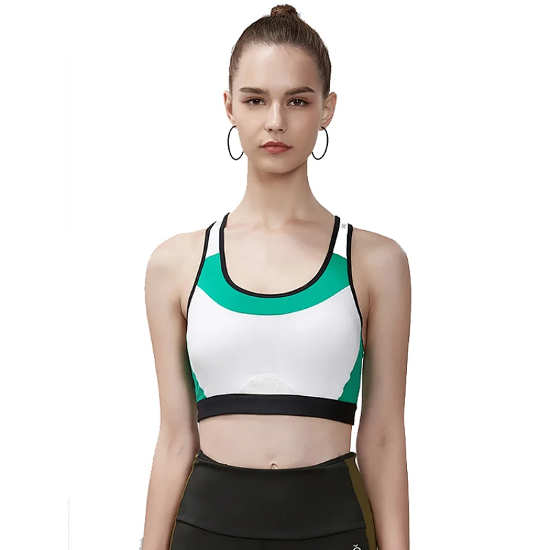 Fashion Show Custom Backless Bra Wicking sexy  Women Compression Sports Bra