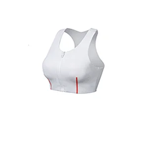 Wholesale custom design front zip sexy women sports bra