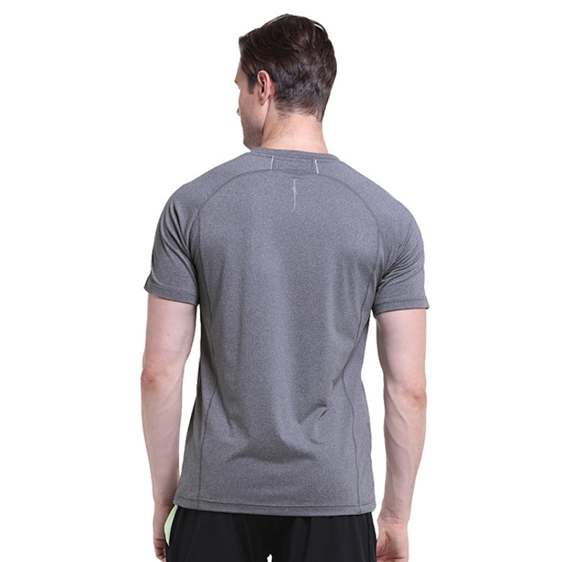 Wholesale Tee Men's Sports Wear T Shirt Mens  polyester sports shirt dry fit gym t shirt