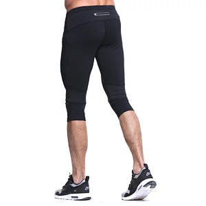 Capri active flex tummy control athletic leggings track pants for men