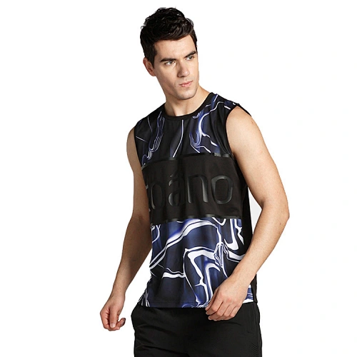 Zoano popular running crop tank top for mens activewear