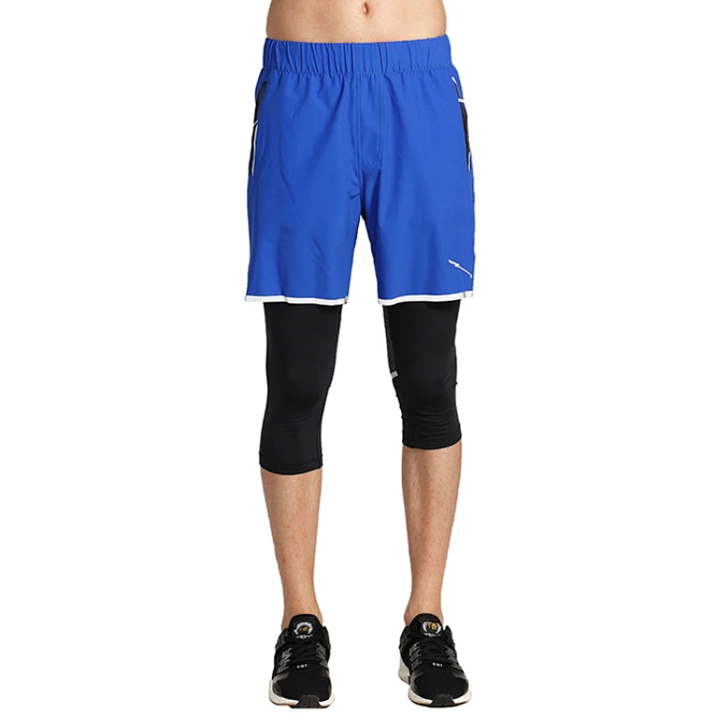 Custom men's stretch outdoor quick dry track pants jogger sweat shorts