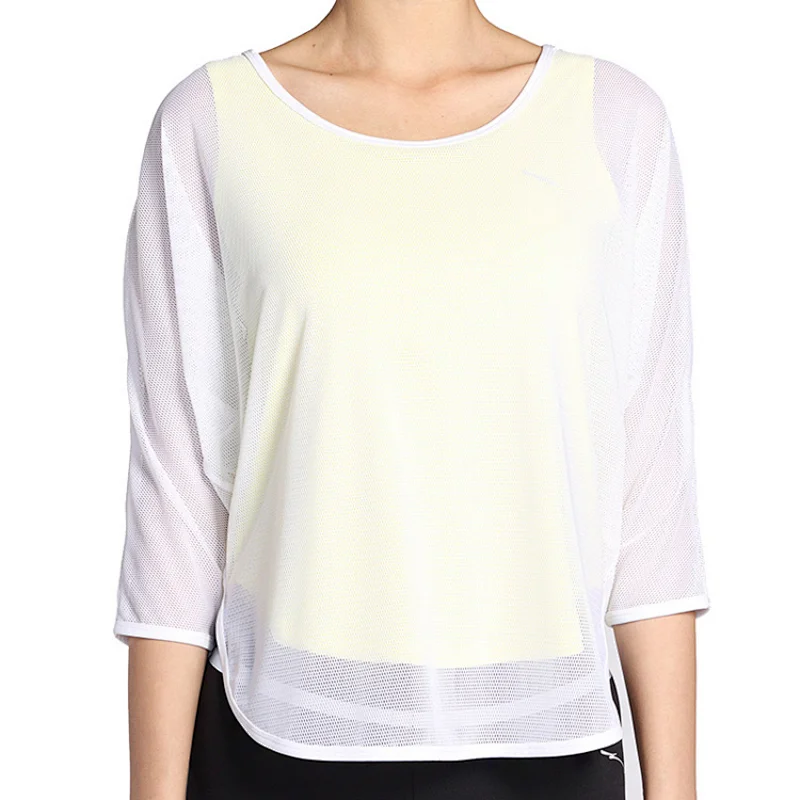 Yoga Sports Wear Short Sleeve femme Workout Fitness  Women Round Neck dry fit T Shirt