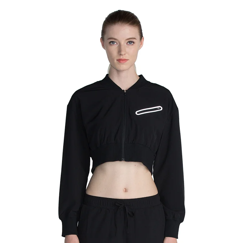 2021 new arrival women's  vitality streetsports fitness running casual fashion sexy short jacket